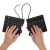 R-Go Tools Ergonomiczna klawiatura R-Go Split Break v2 z oprogramowaniem break, QWERTY_US, przewodowa, czarna