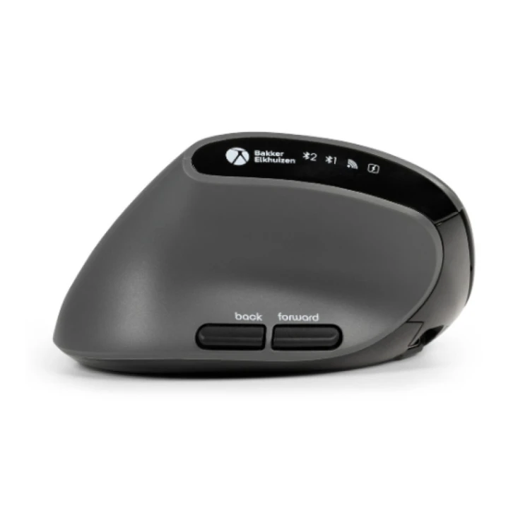 BakkerElkhuizen MidWay myszka Biuro Po lewej stronie RF Wireless + Bluetooth + USB Type-C Optyczny 2400 DPI