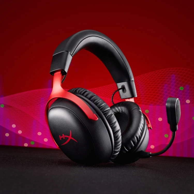 HyperX Cloud III Wireless – bezprzewodowy zestaw słuchawkowy do gier (czarny)
