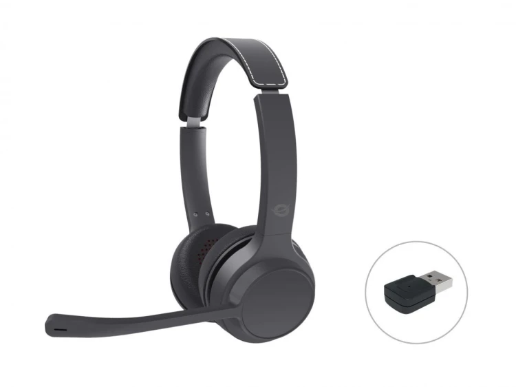 CONCEPTRONIC Zestaw słuchawkowy Stereo WLS BT5.3/Mikrofon/ANC/+ 40 godzin bw