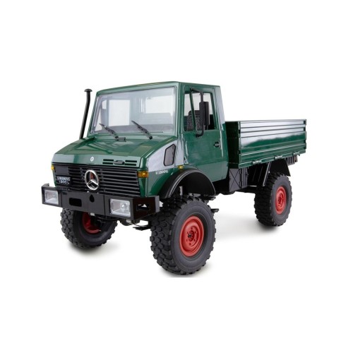Samochód zdalnie sterowany Amewi Mercedes-Benz Unimog Basic 4WD 1:12 RTR zielony