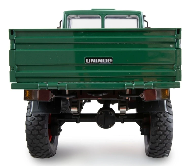 Samochód zdalnie sterowany Amewi Mercedes-Benz Unimog Basic 4WD 1:12 RTR zielony