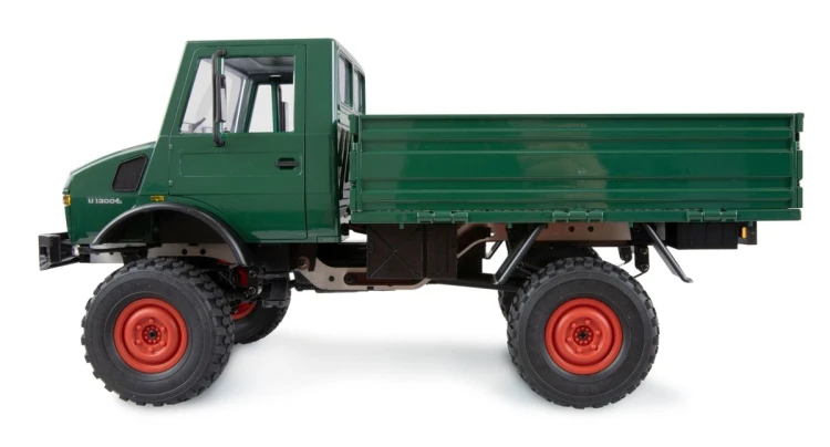 Samochód zdalnie sterowany Amewi Mercedes-Benz Unimog Basic 4WD 1:12 RTR zielony
