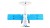 Amewi RC Airplane Maule M7 Szczotki 510MM 4-kanałowe 3D/6G Niebieskie