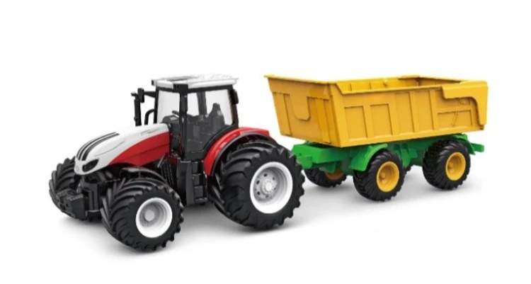 RC Traktor Amewi z Uchylnym Wieszakiem LiIon 500mAh biały/6+