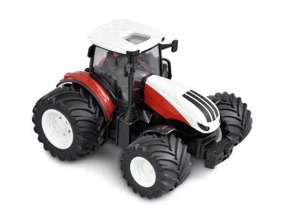 RC Traktor Amewi z Uchylnym Wieszakiem LiIon 500mAh biały/6+