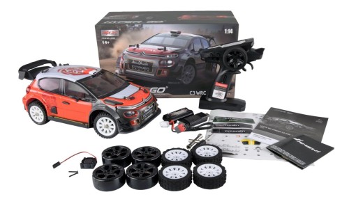 Samochód Amewi Hyper Go Citroen C3 WRC Rallye/Drift 4WD 1:14 RTR