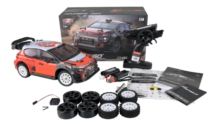 Samochód Amewi Hyper Go Citroen C3 WRC Rallye/Drift 4WD 1:14 RTR
