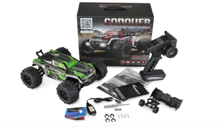 Amewi RC Car Conquer Truggy Li-Ion 1300mAh zielony/14+