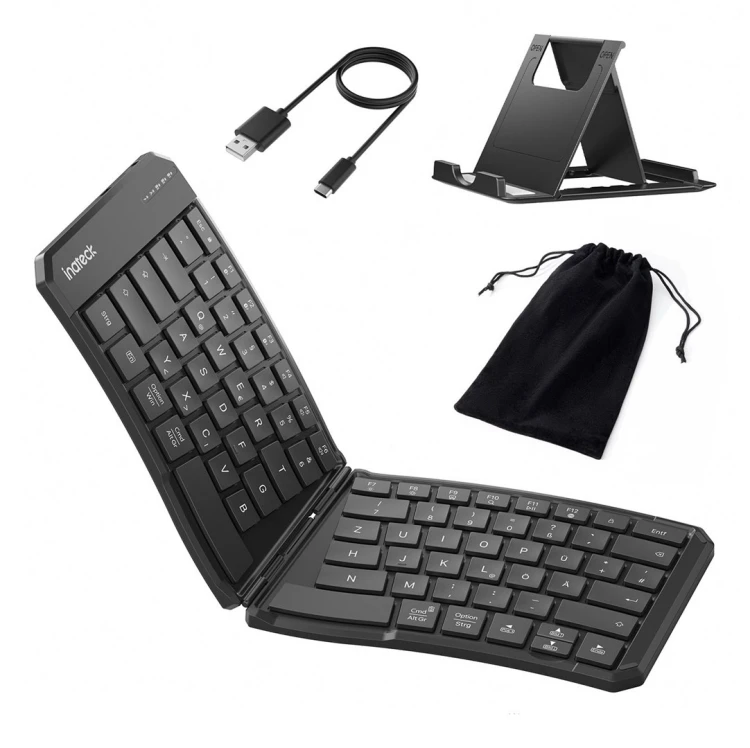 Inateck N0131_black klawiatura Dom/Biuro Bluetooth Czarny