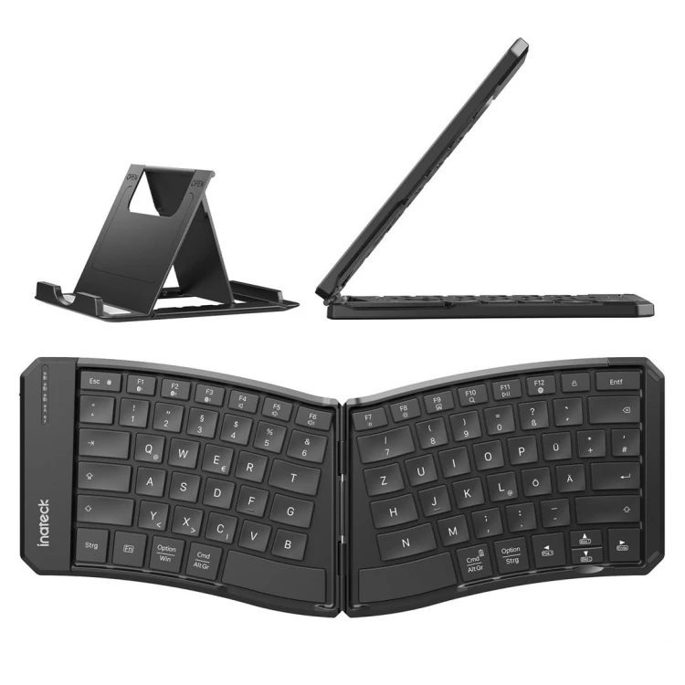 Inateck N0131_black klawiatura Dom/Biuro Bluetooth Czarny
