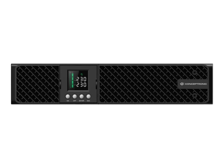 Zasilacz UPS CONCEPTRONIC 2000VA/2000W/8xIEC/HID USB/+ Rack/Tower sw