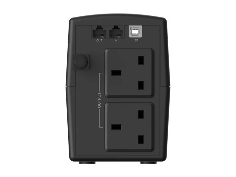 Zasilacz awaryjny UPS Conceptronic 650 VA/360 W/2xUK/HID USB/RJ45in/Out/AVR sw