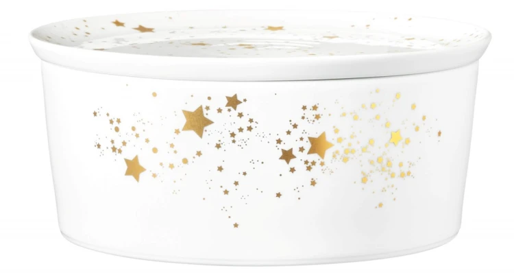 SELTMANN LIBERTY GOLDEN STARS Miska z pokr 21x9 cm