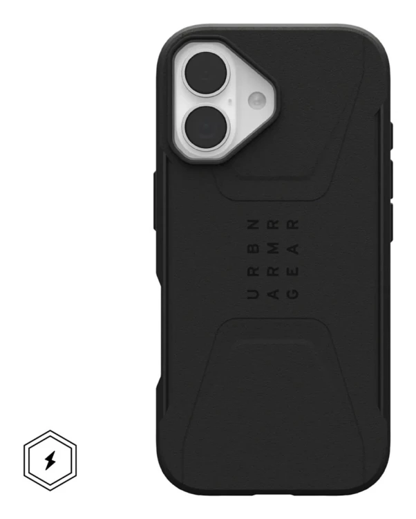 Urban Armor Gear 114547114040 pokrowiec na telefon komórkowy 16 cm (6.3") Czarny
