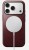 Nomad Modern Leather Case pokrowiec na telefon komórkowy 16 cm (6.3") Bordowy