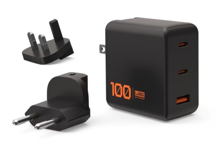 Urban Armor Gear 9B443811V4040 ładowarka do urządzeń przenośnych Słuchawki, Smartfon, Uniwersalne, Tablet, Laptop Czarny, Pomarańczowy Prąd przemienny