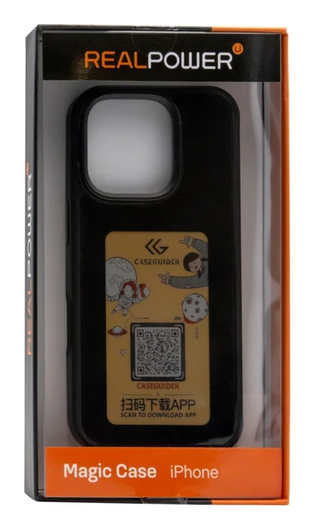 RealPower 504405 pokrowiec na telefon komórkowy 15,5 cm (6.1") Czarny