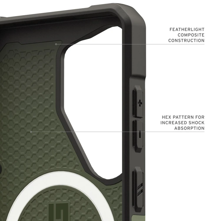 Urban Armor Gear Pathfinder pokrowiec na telefon komórkowy 17,5 cm (6.9") Oliwkowy, Zielony