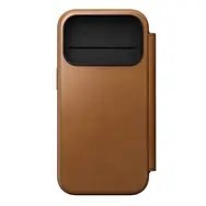 Nomad Modern Leather Folio pokrowiec na telefon komórkowy 16 cm (6.3") Opalony/Jasnobrązowy