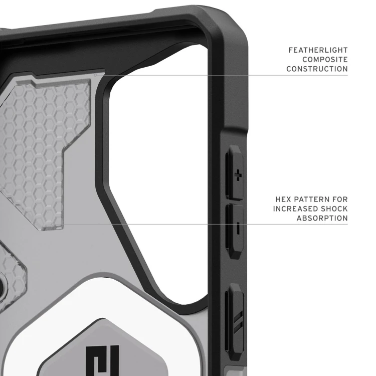 Urban Armor Gear Pathfinder pokrowiec na telefon komórkowy 17,5 cm (6.9") Popiół, Czarny