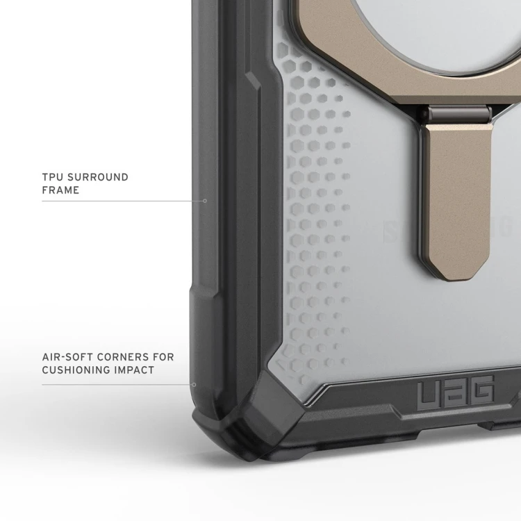 Urban Armor Gear Plasma XTE pokrowiec na telefon komórkowy 16 cm (6.3") Popiół, Tytan