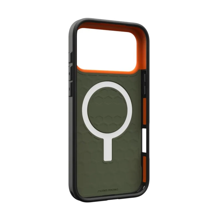Urban Armor Gear Civilian pokrowiec na telefon komórkowy 17,5 cm (6.9") Oliwkowy, Pomarańczowy
