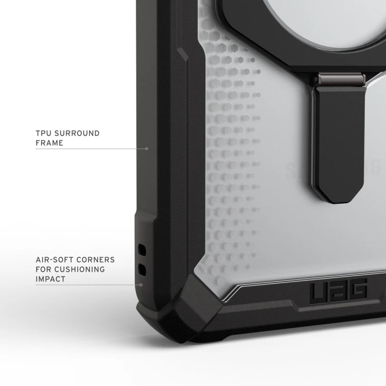 Urban Armor Gear Plasma XTE pokrowiec na telefon komórkowy 17,5 cm (6.9") Czarny, Przezroczysty