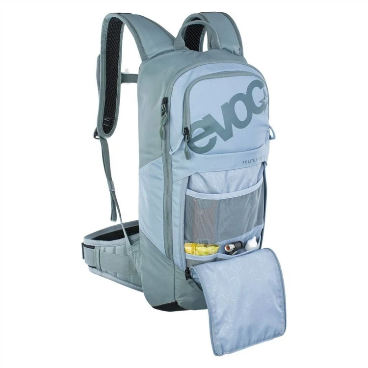 Plecak rowerowy Evoc FR Lite Race 10 - steel/copen blue rozmiar: s