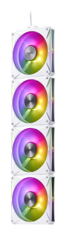 Wentylator XPG HURRICANE MAG 120 (120mm ARGB PWM Fan 4 szt.) WH sprzedaż detaliczna