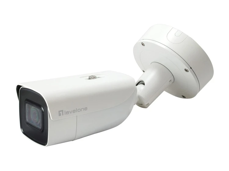 Kamera IP LevelOne 4xZ Bullet Fixed Outdoor 8MP / H.265 / IR / 19W / PoE / IP67