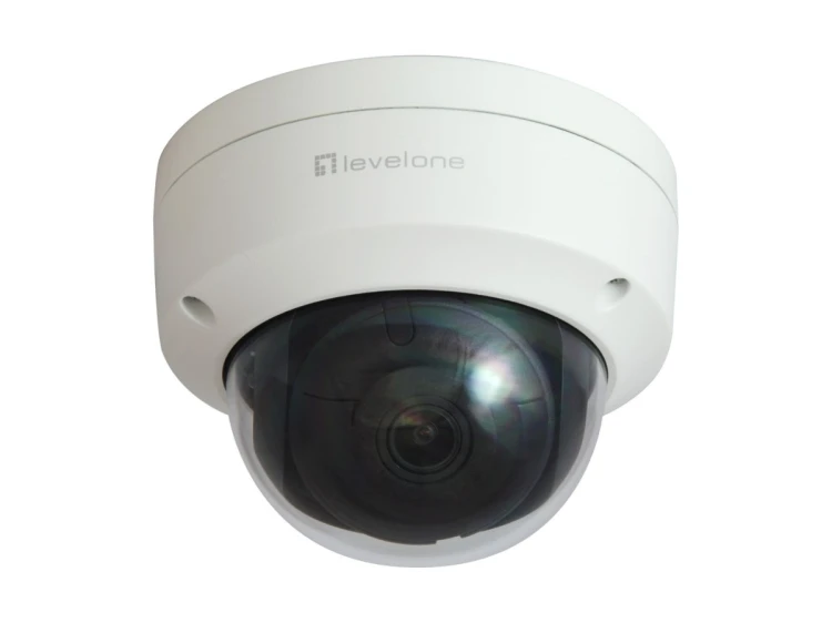Kamera kopułkowa LevelOne IPCam Dome Fix Out 6MP / H.265 / IR / 9W / PoE / IP67