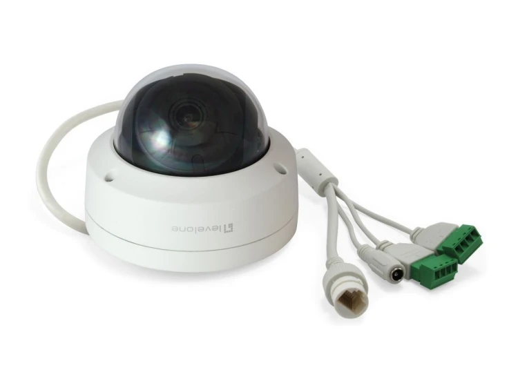 Kamera kopułkowa LevelOne IPCam Dome Fix Out 6MP / H.265 / IR / 9W / PoE / IP67