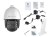 Wyjście kopułkowe PTZ LevelOne IPCam32xZ 4MP/H.265/IR/20W/PoE/IP66