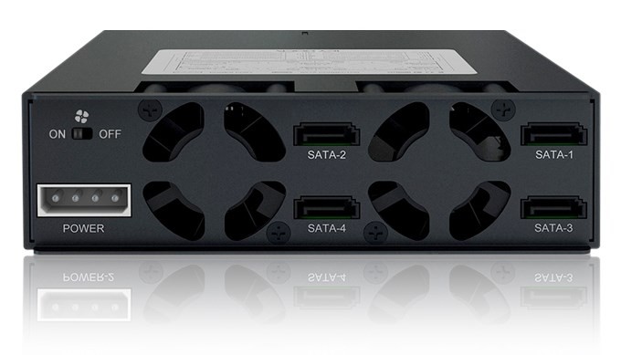 Panel nośny Icy Dock MB994SP-4SB-1, 13.3 cm (5.25"), 2.5", Aluminium, Metal, CE, REACH