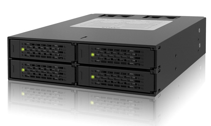 Panel nośny Icy Dock MB994SP-4SB-1, 13.3 cm (5.25"), 2.5", Aluminium, Metal, CE, REACH