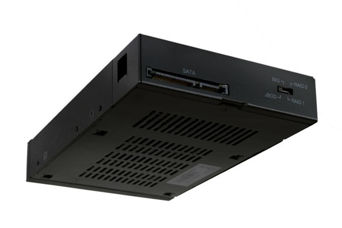 Płyta montażowa IcyDock 2x6,3cm SATAI-III w 1x3,5" RAID-Controlle