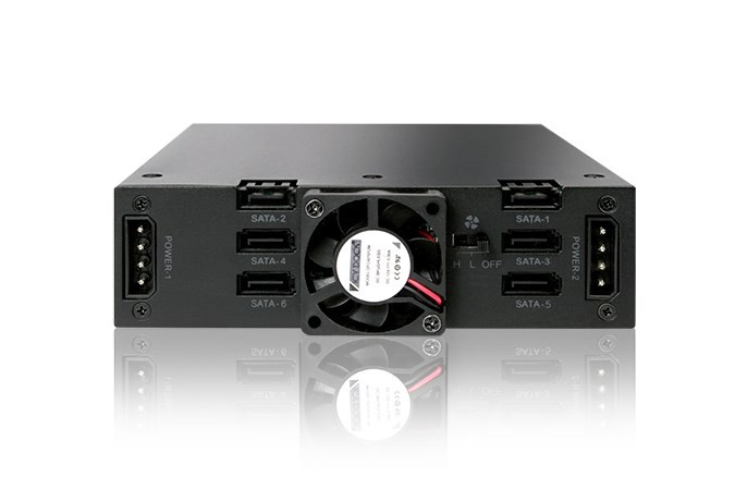 Płyta montażowa IcyDock 6x6.3cm SATAI-III w 1x5.25" SSD do 9.5 KEY