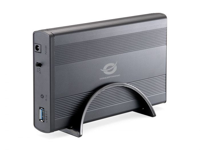 Conceptronic CHD3DUSB3 obudowa do dysków twardych Obudowa HDD Grafitowy 3.5"