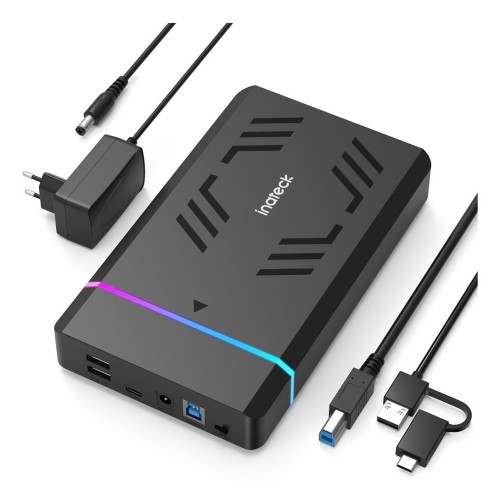 Inateck FE3003 Obudowa HDD/SSD Czarny 2.5/3.5"