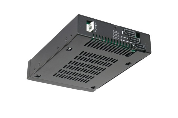 Icy Dock MB993SK-B panel drive bay 2,5/3,5" Panel nośny Czarny