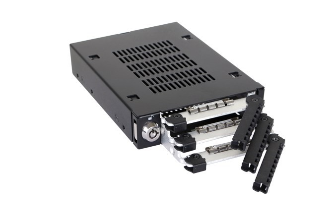 Icy Dock MB993SK-B panel drive bay 2,5/3,5" Panel nośny Czarny