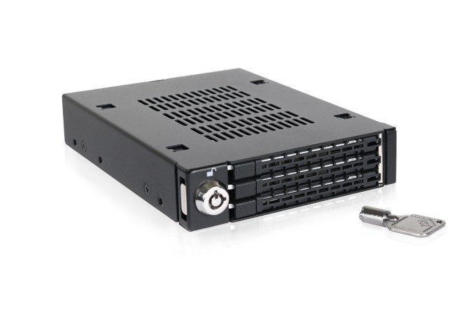 Icy Dock MB993SK-B panel drive bay 2,5/3,5" Panel nośny Czarny