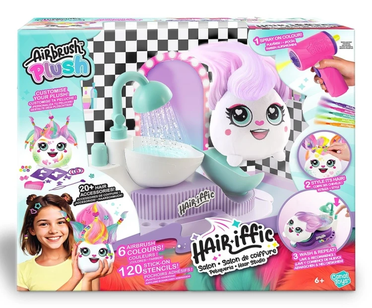 AIRBRUSH PLUSH Hair-iffic Salon fryzur