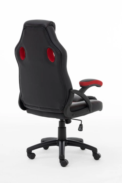 Raptor Gaming 437764 fotel do gry Fotel dla gracza Obite siedzisko Czarny, Czerwony