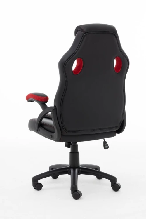 Raptor Gaming 437764 fotel do gry Fotel dla gracza Obite siedzisko Czarny, Czerwony