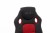 Raptor Gaming 437764 fotel do gry Fotel dla gracza Obite siedzisko Czarny, Czerwony