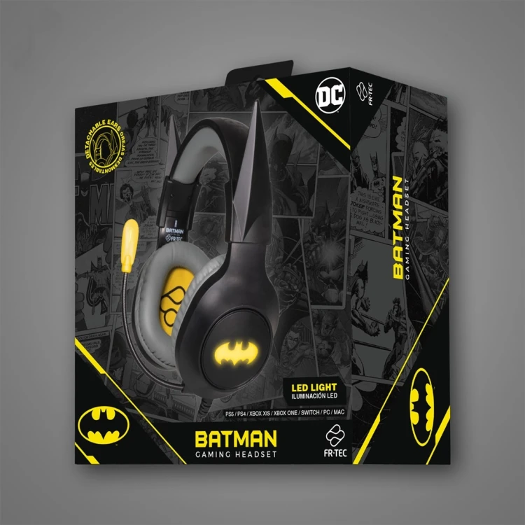 Zestaw słuchawkowy do gier Blade DC Batman ze światłem LED