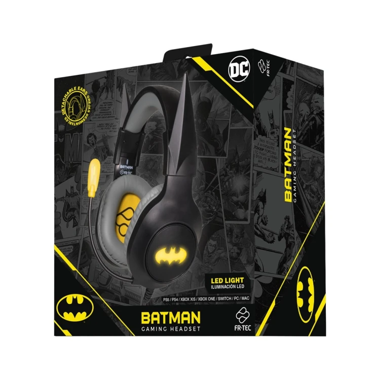 Zestaw słuchawkowy do gier Blade DC Batman ze światłem LED