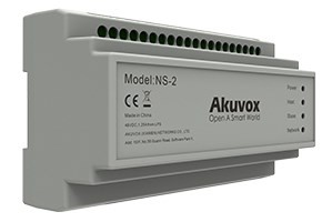Akuvox NS-2 przełącznik sieciowy Fast Ethernet (10/100) DIN rail Szary